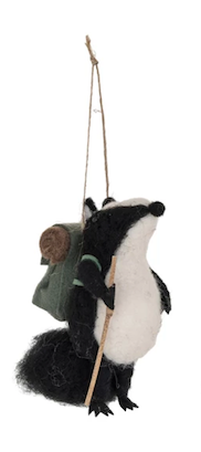 Wool Felt Forest Animal Ornaments (4 Designs to choose from!)