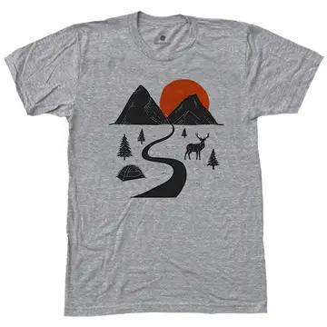 Night Camp Heather Grey T-shirt