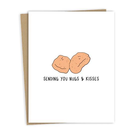 Sending You Nugs & Kisses Card