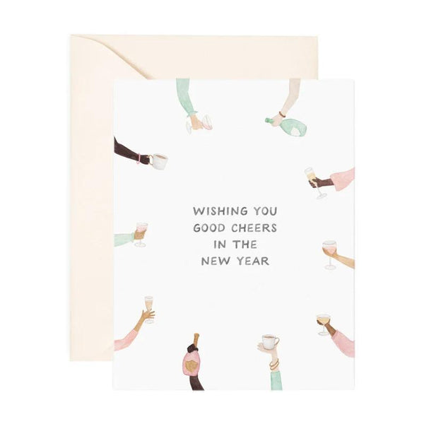 Good Cheers New Years Holiday Card