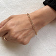 Gold Classic Paperclip Bracelet