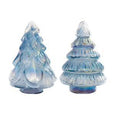 Blue Iridescent Recycled Glass Tree (2 Styles to Choose From!)