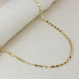 18k Gold Filled 3mm Fancy Chain Necklace