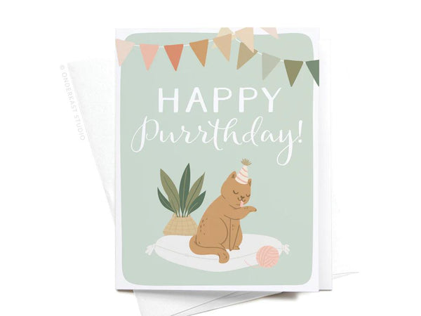 Happy Purrthday Card