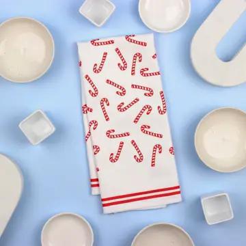 Candy Cane Dish Towel