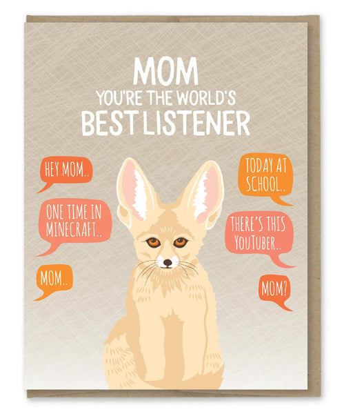 Best Listener Mother's Day Card