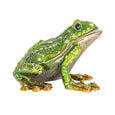 Frog Shaped Trinket Box w/ Jewels