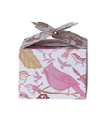 Paper Gift Box with Holiday Pattern