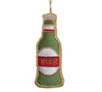 Beer Bottle Ornament-Beaded and Embroidered