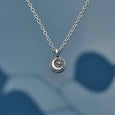 Sterling Silver Star and Moon Necklace