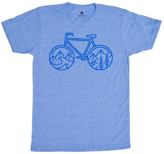 Cycle Nature Heather Blue T-shirt