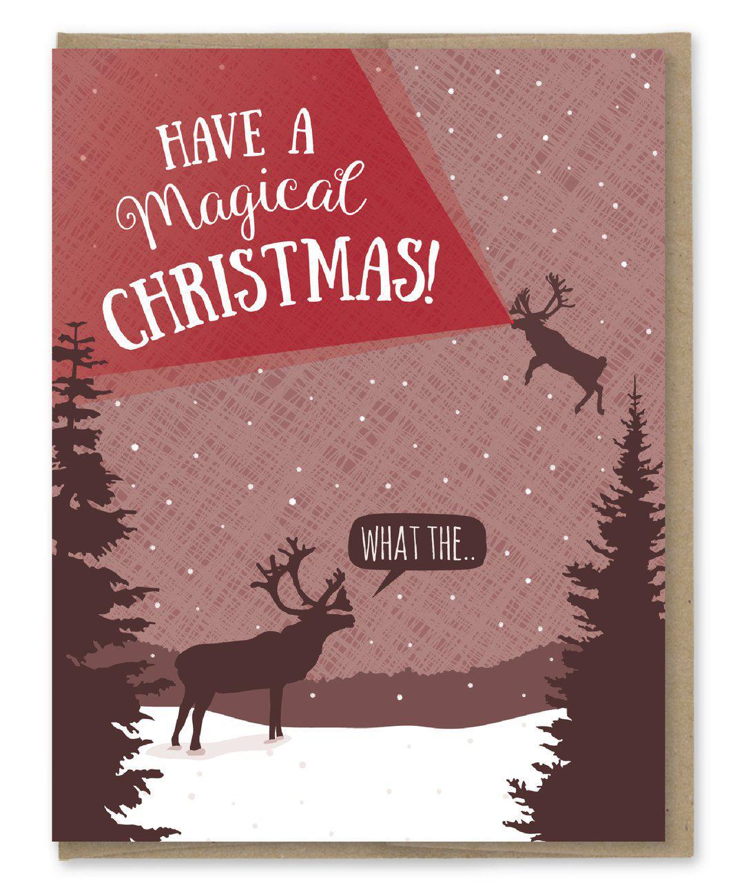 What The Reindeer Card - Set of 8