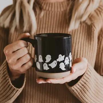 Ghostly Stoneware Mug