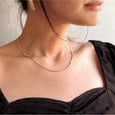 Flat Ball Chain Necklace