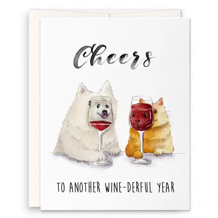 Cheers Wine-derful Year Birthday Card