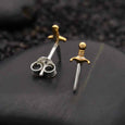 Mini Dagger Stud Earrings