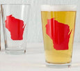 Wisconsin Pint Glass