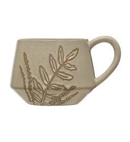 Botanical Mug with Wax Relief  (3 Styles)