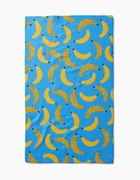 Blue Bananas Tea Towel