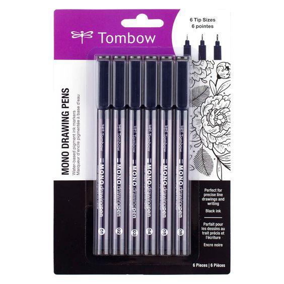 Drawing Pens Set of 6