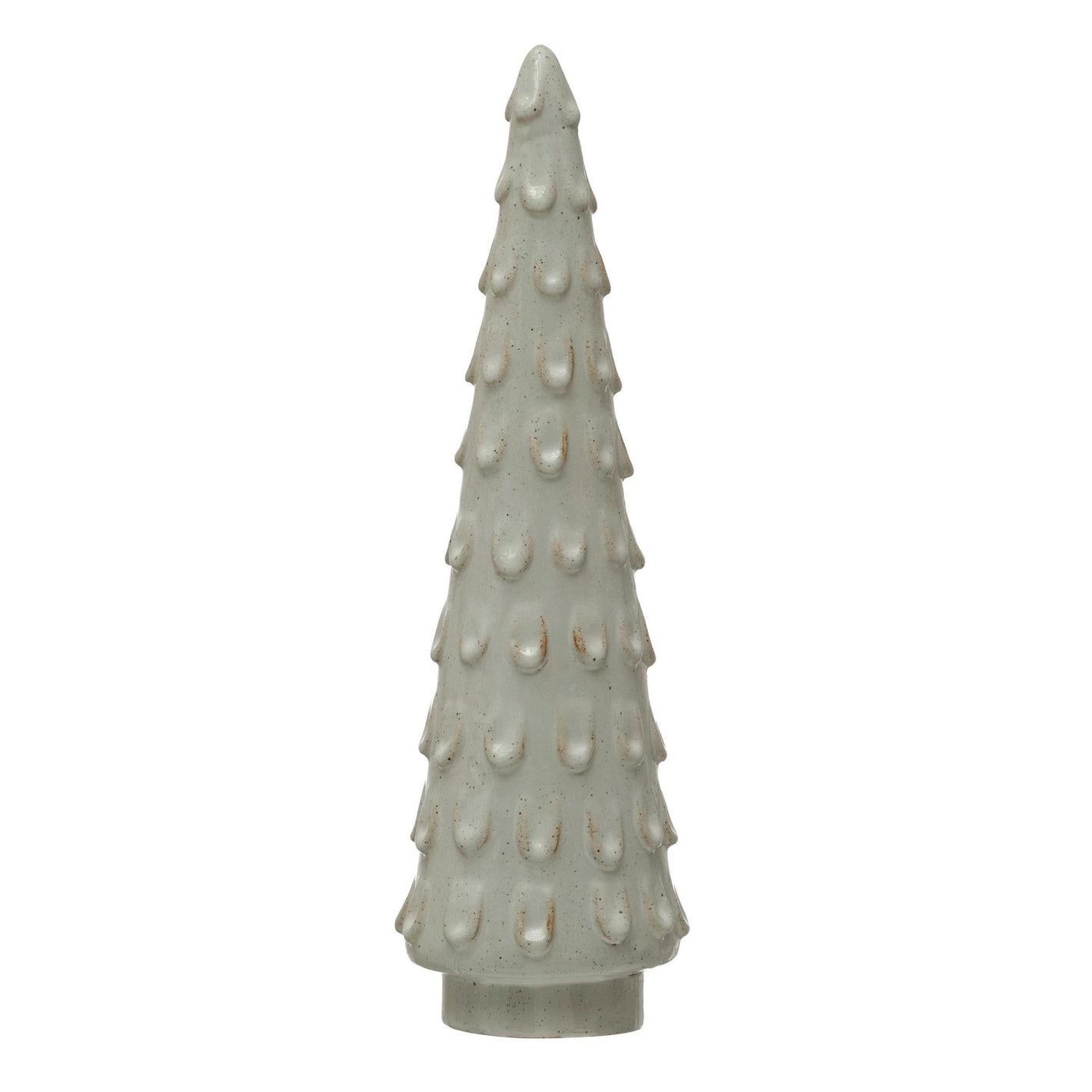 Stoneware Tree with White Glaze