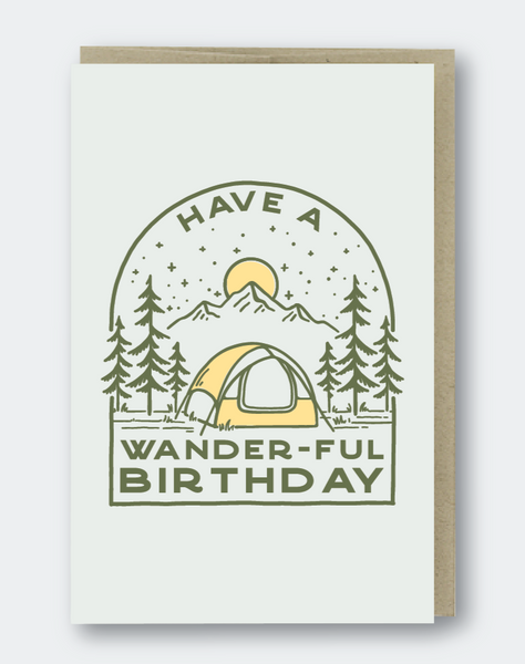 Wander-ful Birthday Card